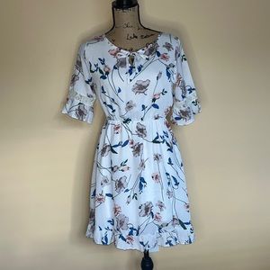 Floral Ruffled Dress